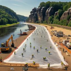 Die Elbe wird zum größten Apfelsaftfluss Deutschlands